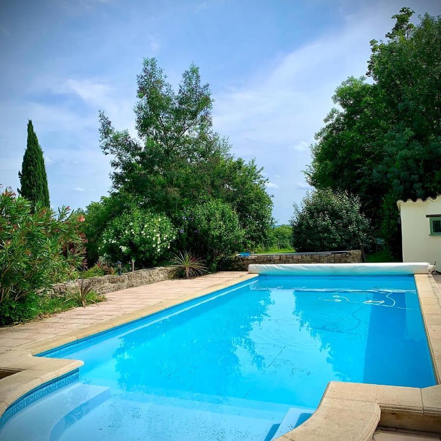 Gite La Canopee A Duras - Piscine Exterior foto